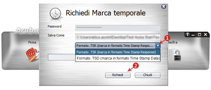 Richiedi Marca Temporale