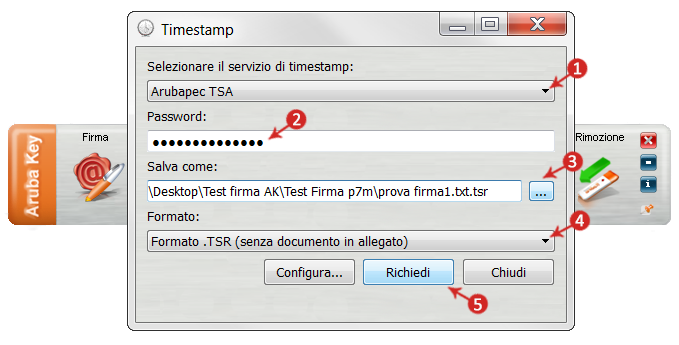 Configura Timestamp
